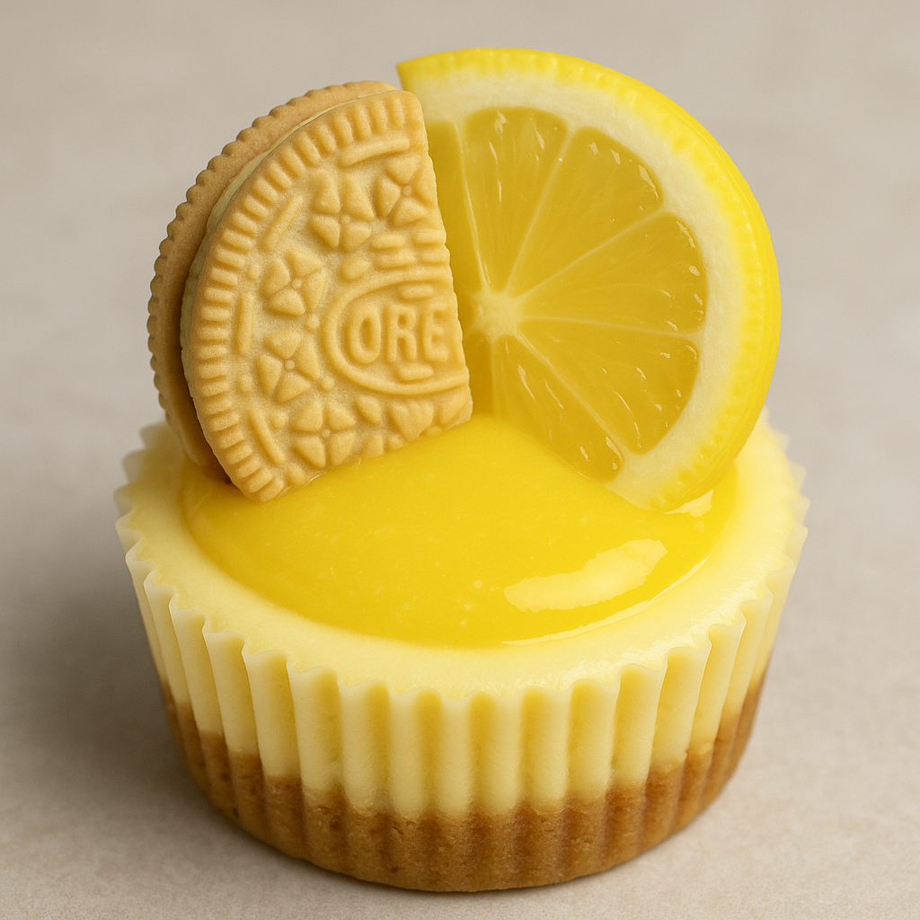 Lemme Kno' Lemon Cookies | Kiki's Treats N Things Oreo lemon cookie cheesecake, Cream cheese filling with hints of lemon zest. Topped with lemon sauce, Oreo lemon cookie and sliced lemon